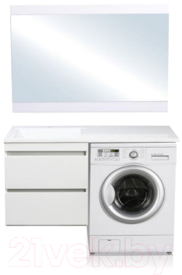 Тумба под умывальник Style Line Оптима 40 2 ящика Plus (подвесная)