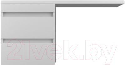 Тумба под умывальник Style Line Оптима 50 2 ящика Plus (подвесная) - фото
