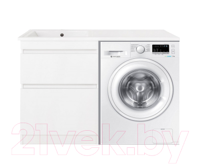 Тумба под умывальник Style Line Оптима 40 2 ящика Plus (напольная)