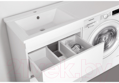 Тумба под умывальник Style Line Оптима 40 2 ящика Plus (напольная)