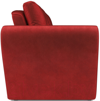 Диван Mebel-Ars Квартет (бархат красный Star Velvet 3 Dark Red)