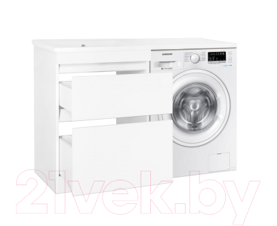 Тумба под умывальник Style Line Оптима 60 2 ящика Plus (напольная)