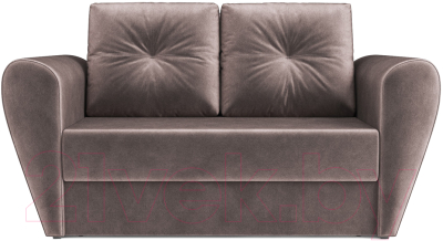 Диван Mebel-Ars Квартет (бархат серо-шоколадный Star Velvet 60 Cofee)