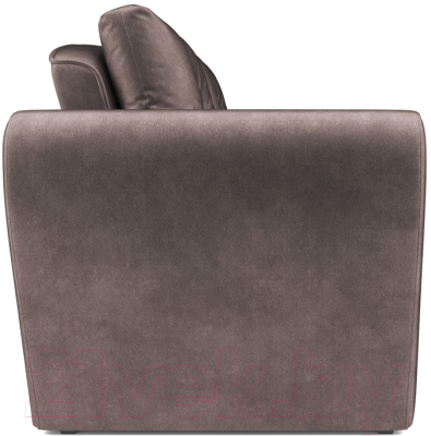 Диван Mebel-Ars Квартет (бархат серо-шоколадный Star Velvet 60 Cofee)