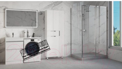 Тумба под умывальник Style Line Оптима 40 2 ящика Люкс Plus (напольная)