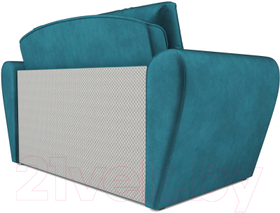 Диван Mebel-Ars Квартет (бархат сине-зеленый Star Velvet 43 Black Green)