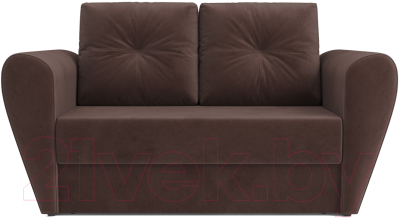 Диван Mebel-Ars Квартет (велюр молочный шоколад НВ-178 13)