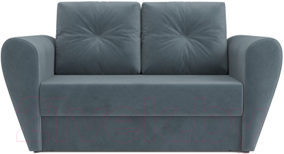 Диван Mebel-Ars Квартет (велюр серо-синий HB-178 26)