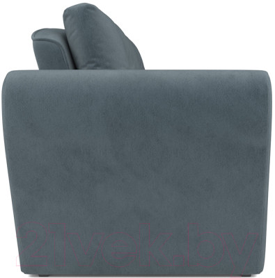 Диван Mebel-Ars Квартет (велюр серо-синий HB-178 26)