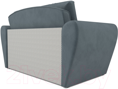 Диван Mebel-Ars Квартет (велюр серо-синий HB-178 26)