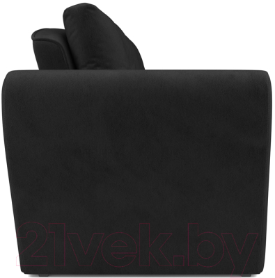 Диван Mebel-Ars Квартет (велюр черный НВ-178 17)