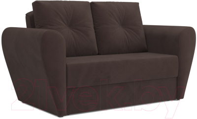 Диван Mebel-Ars Квартет (кордрой коричневый) - фото