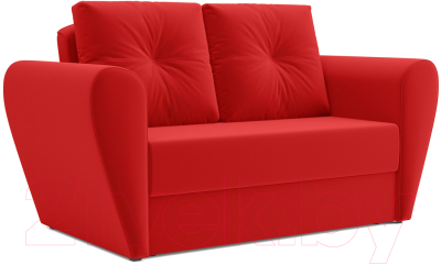 Диван Mebel-Ars Квартет (кордрой красный) - фото
