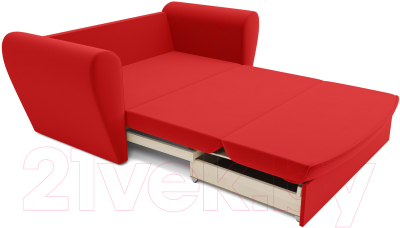 Диван Mebel-Ars Квартет (кордрой красный)