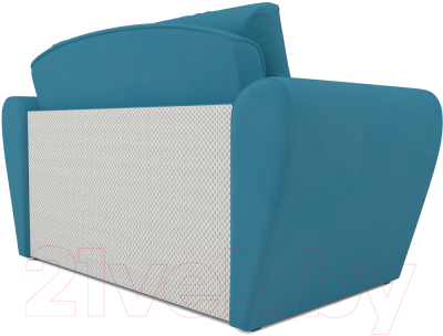 Диван Mebel-Ars Квартет (рогожка синий)