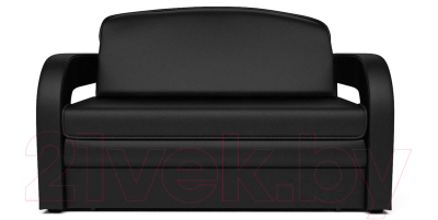 Диван Mebel-Ars Кармен-2 (кожзам черный)