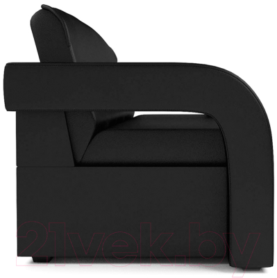 Диван Mebel-Ars Кармен-2 (кожзам черный)