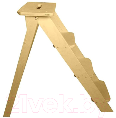 Лестница-стремянка Wood Step Двухсторонняя SFK-4(L)2 (неокрашенная)