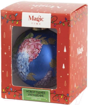 Шар новогодний Magic Time Ботаника / 89834