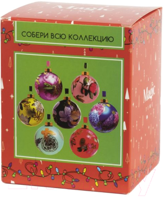 Шар новогодний Magic Time Ботаника / 89834