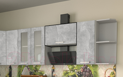 Шкаф под вытяжку Интерлиния Компо ВШГ 60-360 (бетон)