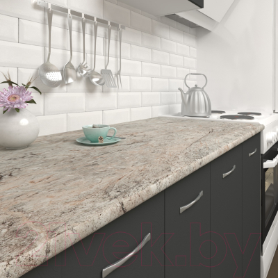 Кухонный гарнитур Mio Tesoro Экстра-лайт 2.2 (антрацит/марсель)