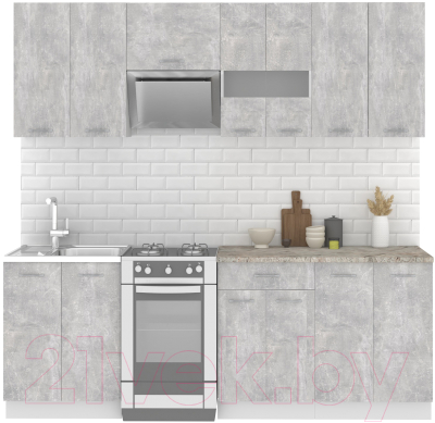 Готовая кухня Mio Tesoro Экстра-лайт 2.2 - фото