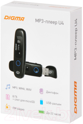 MP3-плеер Digma U4 8GB
