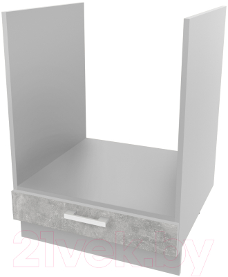 Шкаф под духовку Интерлиния Компо НШ60д (бетон) - фото