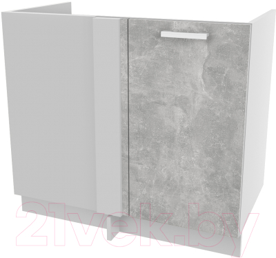 Шкаф под мойку Интерлиния Компо НШ98-М.П (бетон) - фото