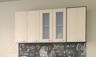 Шкаф навесной для кухни Интерлиния Компо ВШ45-720-1дв (вудлайн кремовый)