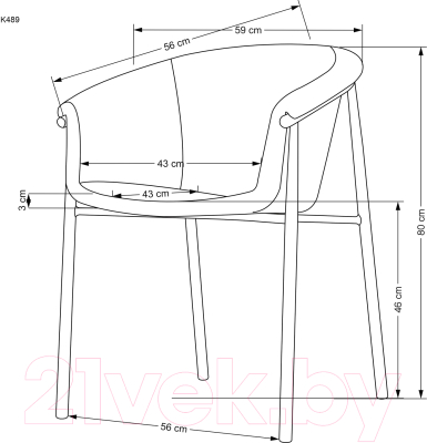 Стул Halmar K489