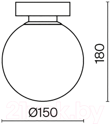 Бра Maytoni Basic form MOD321WL-01B