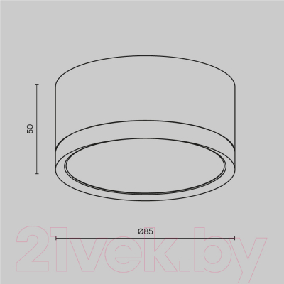 Точечный светильник Maytoni Hoop C086CL-GX53-SRD-W
