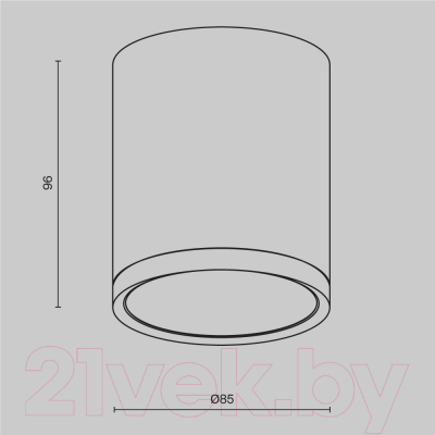 Точечный светильник Maytoni Hoop C086CM-GX53-MRD-W