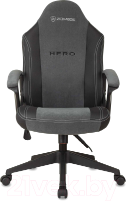Кресло геймерское Бюрократ Zombie Hero (серый)