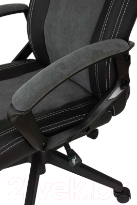 Кресло геймерское Бюрократ Zombie Hero (серый)