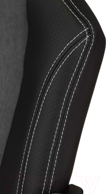 Кресло геймерское Бюрократ Zombie Hero (серый)