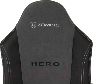 Кресло геймерское Бюрократ Zombie Hero (серый)