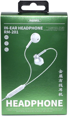 Наушники-гарнитура Remax RM-201 - фото