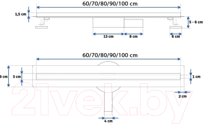 Трап для душа REA G0650