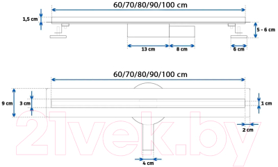 Трап для душа REA G0651
