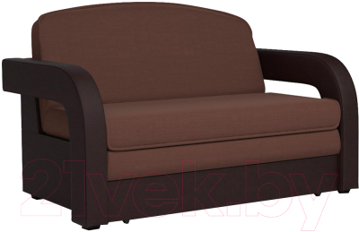 Диван Mebel-Ars Кармен-2 (рогожка шоколад) - фото
