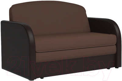 Диван Mebel-Ars Малютка (рогожка шоколад) - фото