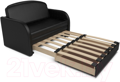 Диван Mebel-Ars Малютка (черный кожзам)