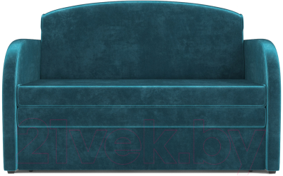 Диван Mebel-Ars Малютка (бархат сине-зеленый Star Velvet 43 Black Green)