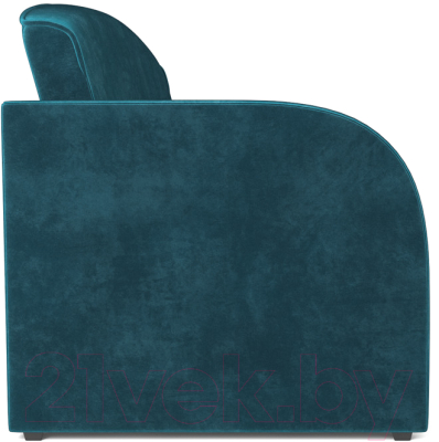Диван Mebel-Ars Малютка (бархат сине-зеленый Star Velvet 43 Black Green)