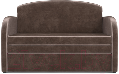 Диван Mebel-Ars Малютка (бархат серо-шоколадный Star Velvet 60 Cofee)
