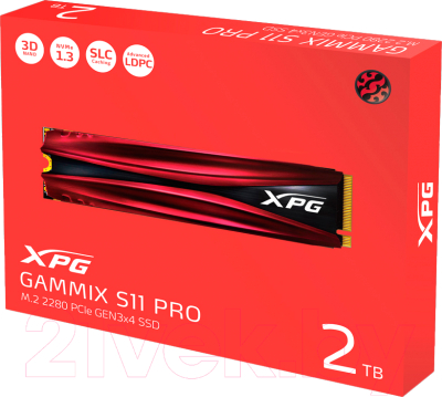 SSD диск A-data GAMMIX S11 Pro 2TB (AGAMMIXS11P-2TT-C)