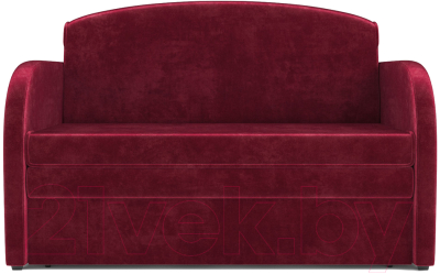 Диван Mebel-Ars Малютка (бархат красный Star Velvet 3 Dark Red)